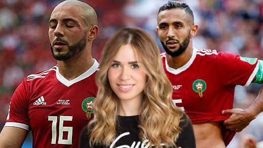 تحرش صحافية بلاعبي المنتخب المغربي في روسيا يفجر ضجة على الصحف الاسبانية