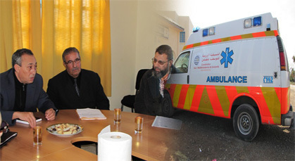 جمعية التنسيقية الأورو المتوسطية للتضامن تسلم سيارة إسعاف لفائدة جماعة أتركوت
