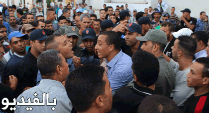 الباعة المتجوّلون يشتبكون مع السّلطات بساحة مسجد الحاج مصطفى