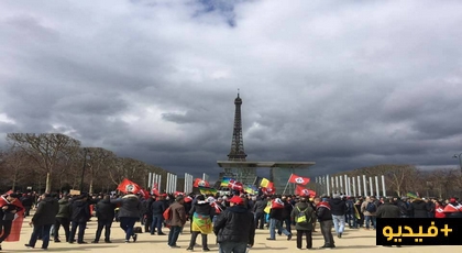 ربورطاج مطول.. مسيرة في باريس للمطالبة بإطلاق سراح معتقلي حراك الريف 