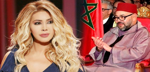 الفنانة اللبنانية نوال الزغبي تتلقى برقية من الملك محمد السادس وهذا ما جاء فيها