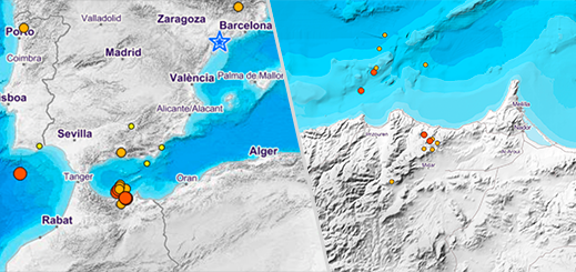 المرصد الاسباني يسجل 10 هزات أرضية منذ الهزة القوية ليوم الخميس الماضي
