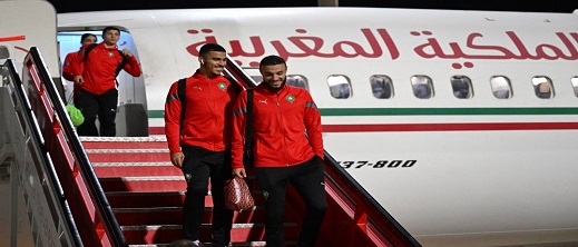 المنتخب الوطني المغربي يصل إلى جنوب أفريقيا بعد رحلة شاقة