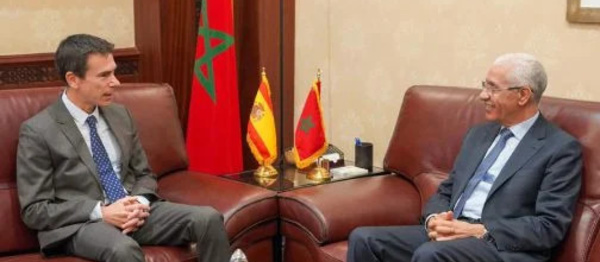 الطالبي العلمي يتباحث مع سفير إسبانيا بالمغرب
